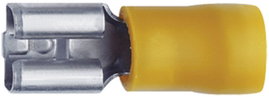 Klauke 8503 Csúszósarus hüvely Dugasz szélesség: 4.8 mm Dugaszolási vastagság: 0.8 mm 180 ° Részlege