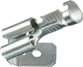 Klauke 1730AZ Csúszósarus hüvely Leágazással Dugasz szélesség: 6.3 mm Dugaszolási vastagság: 0.8 mm 