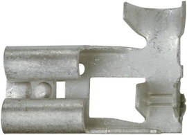 Klauke 3720 Csúszósarus hüvely Dugasz szélesség: 6.3 mm Dugaszolási vastagság: 0.8 mm 90 ° Szigetelé