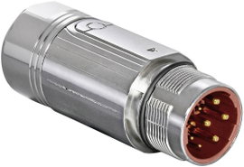 M23 sorozatú ipari csatlakozók 923 - Tápcsatlakozók BKUA199MR24480200C00 Intercontec Tartalom: 1 db