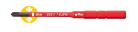 Wiha VDE-Wechselklinge slimVario Xeno Schlitz/PH 2x75mm VDE Egyeneshornyú, Plusz/mínusz Cserélhető p