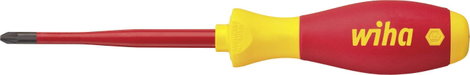 Wiha PlusMinus Schraubendreh.SL/PZ1 SoftFinish-slimFix VDE1000V Plusz/mínusz csavarhúzó VDE Méret (c