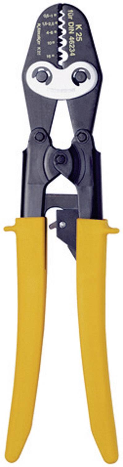 Klauke K25 K25 Préselőfogó Csőkábelsaruk, Cső csatlakozó, Szorító-kábelsaruk 0.5 - 16 mm²