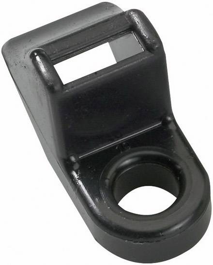HellermannTyton CL8-W-BK-C1 Rögzítő foglalat csavaros 151-02259 UV stabilizált, időjárásálló Fekete