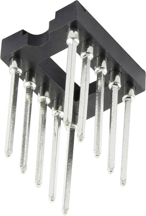 IC foglalat, 14 pól., RM 7,62, magasság: 17,8 mm, Tru Components