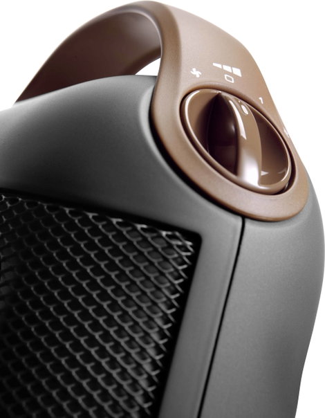 DeLonghi HFX30C18.AG Kerámia fűtőventilátor HFX30C18.AG 55 m² Szürke 2. kép