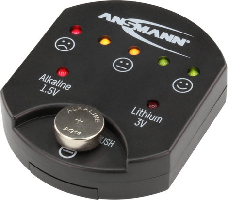 Ansmann Elemteszter Button cell Mérési tartomány (elemteszter) 1,5 V, 3 V Elem 1900-0035 3. kép