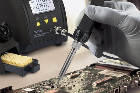 Digitális kiforrasztó-/forrasztóállomás 160 - 480 °C, Toolcraft V795032 5. kép