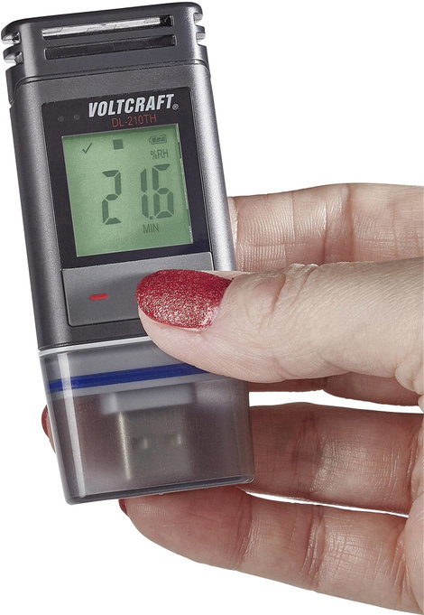 USB-s hő- és páratartalom adatgyűjtő -30...+60°C 0...100 % rF, Voltcraft DL-200T 13. kép