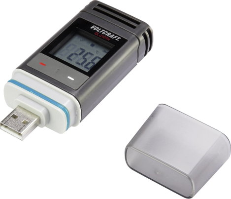 USB-s hő- és páratartalom adatgyűjtő -30...+60°C 0...100 % rF, Voltcraft DL-200T 4. kép