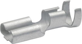 Klauke 2750 Csúszósarus hüvely Dugasz szélesség: 6.30 mm Dugaszolási vastagság: 0.80 mm 180 ° Sziget