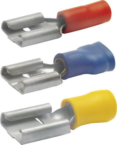 Klauke 8301 Csúszósarus hüvely Dugasz szélesség: 2.80 mm Dugaszolási vastagság: 0.50 mm 180 ° Részle