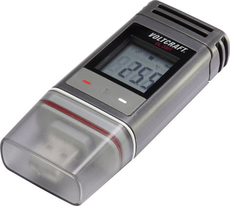 VOLTCRAFT DL-200T DL-200T Hőmérséklet adatgyűjtő Mérési méret Hőmérséklet -30 - +60 °C PDF funkció, 2. kép