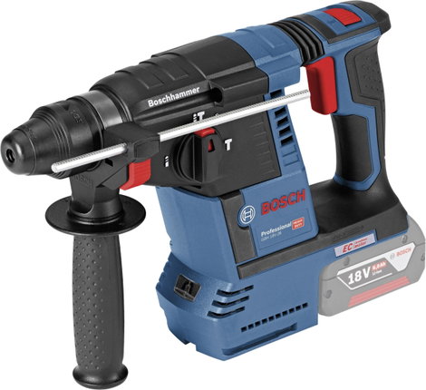 Bosch Professional GBH 18V-26 SDS-Plus-Akkus fúrókalapács 18 V Lítiumion Hordtáskával, akku nélkül, 5. kép