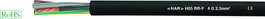 Helukabel 35009 Gumitömlős vezeték H05RR-F 4 x 0.75 mm² Fekete méteráru