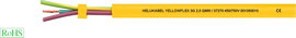 Helukabel 37259 Gumitömlős vezeték YELLOWFLEX 2 x 1 mm² Sárga méteráru