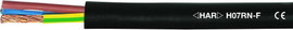 Helukabel 37002 Gumitömlős vezeték H07RN-F 1 x 2.5 mm² Fekete méteráru