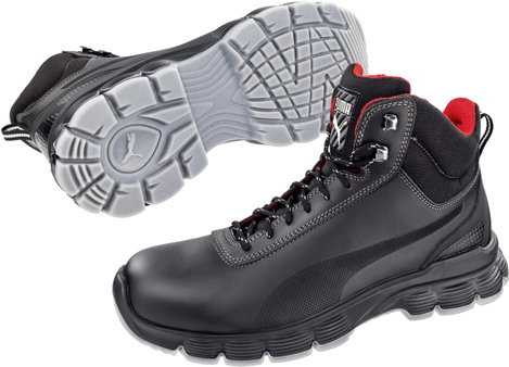 PUMA Pioneer Mid ESD SRC 630101-42 ESD Biztonsági csizma S3 Cipőméret (EU): 42 Fekete 1 db