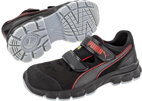 PUMA Aviat Low ESD SRC 640891-42 ESD Biztonsági cipő S1P Cipőméret (EU): 42 Fekete, Piros 1 db