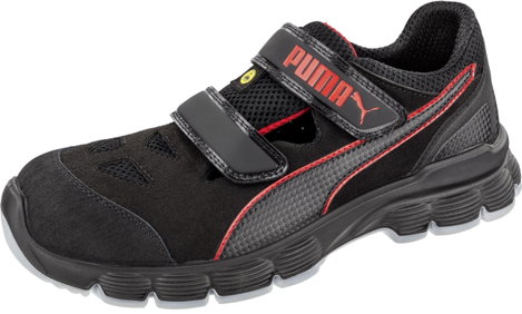PUMA Aviat Low ESD SRC 640891-42 ESD Biztonsági cipő S1P Cipőméret (EU): 42 Fekete, Piros 1 db 2. kép
