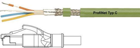 Helukabel 806413 RJ45 Hálózati kábel, patchkábel CAT 5e SF/UTP 5.00 m Zöld PUR köpeny, Fonat árnyéko