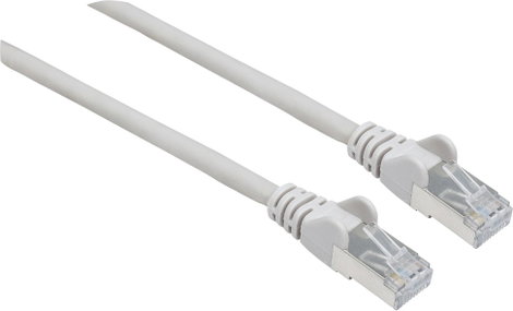 Intellinet 317139 RJ45 Hálózati kábel, patchkábel CAT 6A S/FTP 1.50 m Szürke Fólia árnyékolás, Fonat 2. kép