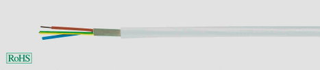 Helukabel 39055 Villanyszerelési vezeték NYM-J 1 G 2.50 mm² Szürke 100 m