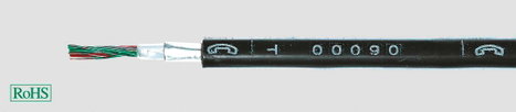 Helukabel 34104 Telefonkábel A-2Y(L)2Y 40 x 0.60 mm² Fekete 100 m