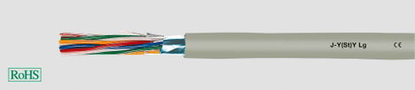 Helukabel 33020 Telefonkábel J-Y(ST)Y 4 x 2 x 0.80 mm² Szürke 100 m