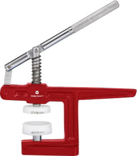 Profi óraüveg- és hátlap behelyező prés, Toolcraft TO-5557152