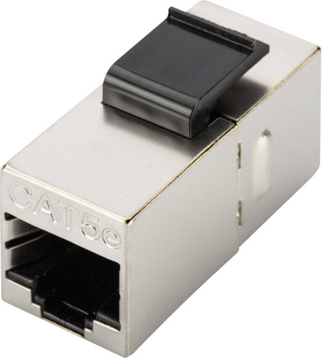 Digitus RJ45 / RJ45 csatlakozóaljzat Hálózat Átalakító CAT 5e [1x RJ45 alj, RJ45 alj, 8p8c - 1x RJ45