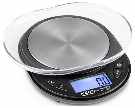 Kern TGC 500-1 TGC 500-1 Zsebmérleg Mérési tartomány (max.) 500 g Leolvashatóság 0.1 g Elemekről üze 2. kép