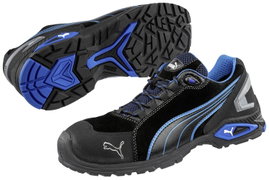 PUMA Rio Black Low 642750-47 Biztonsági cipő S3 Cipőméret (EU): 47 Fekete, Kék 1 db