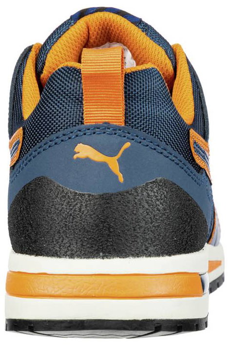 Biztonsági cipő S3, cipőméret (EU): 42, kék/narancs, PUMA Safety Crosstwist Low 643100-42 4. kép