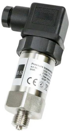 B + B Thermo-Technik Nyomásérzékelő 1 db 0550 1191-005 0 bar - 4 bar Kábel, 3 eres (Ø x H) 27 mm x 5