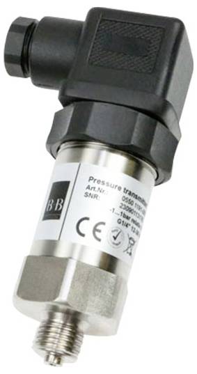B + B Thermo-Technik Nyomásérzékelő 1 db 0550 1191-005 0 bar - 4 bar Kábel, 3 eres (Ø x H) 27 mm x 5