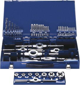 Eventus by Exact 10721 Menetvágó készlet 49 részes HSS Metrikus M3, M4, M5, M6, M8, M10, M12