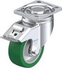Blickle 606012 LH-ALST 100K-1-FI Forgóvillás görgő, rögzítővel KerékØ: 100 mm Teherbírás (max.): 320 bélyegkép