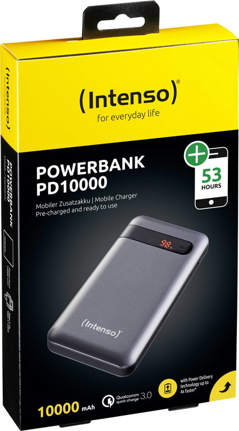 Powerbank LiPo 10000 mAh, Intenso PD10000 7332330 5. kép