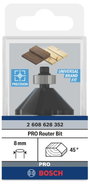 Bosch Accessories 2608628352 Menetprofil maró Keményfém Hossz 56 mm Szár átmérő 8 mm 3. bélyegkép