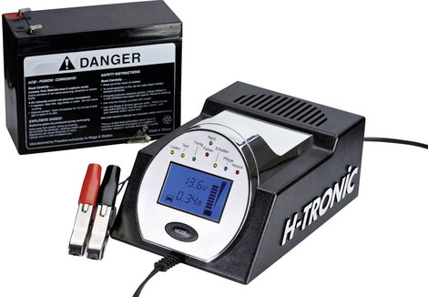 3 az 1-ben ólomakku töltő, H-Tronic 1242500 HTDC 5000 4. kép
