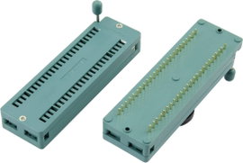 IC tesztfoglalat 14PIN zöld, RM7.62MM/B14.9MM, Tru Components