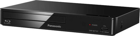 Panasonic DMP-BDT167 3D-blu-ray lejátszó Full HD upscaling Fekete 4. kép