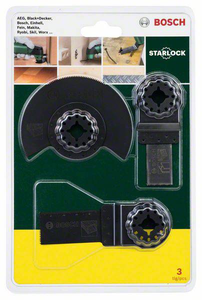 Bosch Accessories 2607017323 PMF Többfunkciós szerszám tartozék készlet 3 részes 1 készlet 2. kép