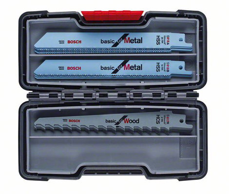 Bosch Accessories 2607010901 Sabre fűrészlap készlet fa és fém alap, 15 darab 1 készlet
