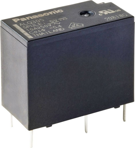 Panasonic ALQ305 Nyák relé 5 V/DC 10 A 1 záró 1 db