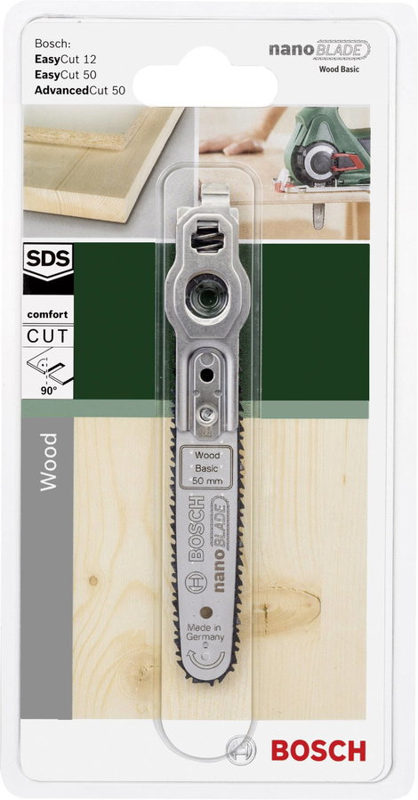 Bosch Home and Garden 2609256D83 Mikro láncfűrészlap Alkalmas EasyCut 12, EasyCut 50, AdvancedCut 18 2. kép