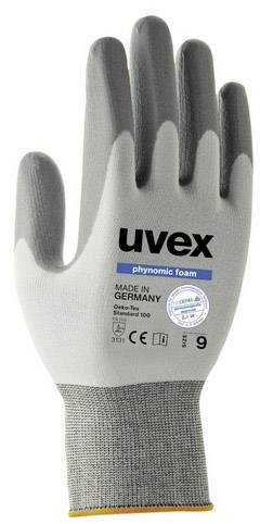 uvex phynomic FOAM 6005009 Poliamid Munkakesztyű Méret (kesztyű): 9 1 db