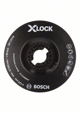 X-LOCK hátlap, puha, 125 mm Bosch Accessories 2608601714