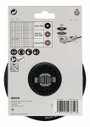 X-LOCK hátlap, közepesen kemény, 125 mm Bosch Accessories 2608601715 3. bélyegkép
